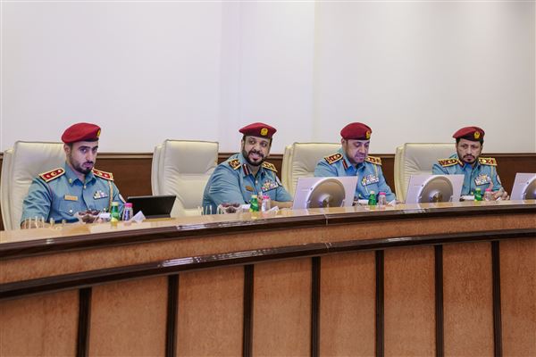 Sharjah crown prince chairs Police Sciences Academy meeting