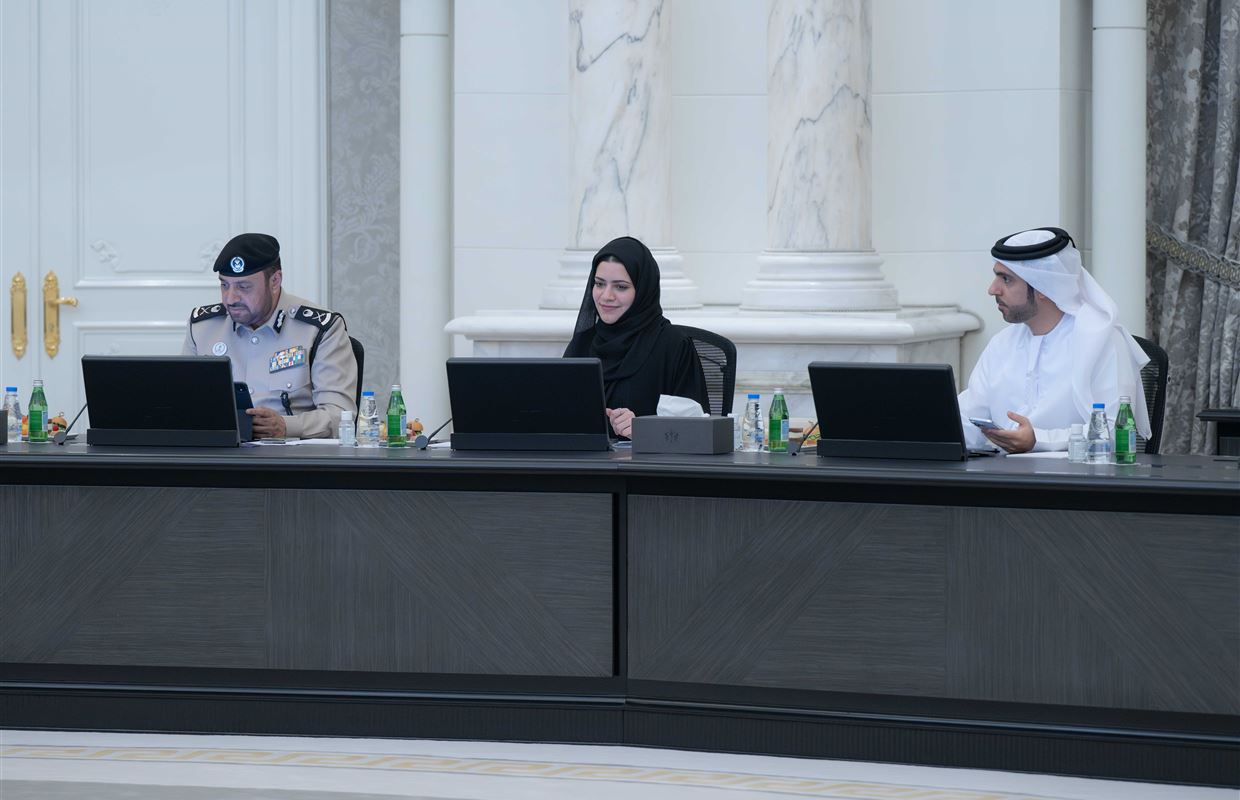 عبدالله بن سالم القاسمي يترأس اجتماع المجلس التنفيذي